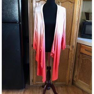 Avenue Tops - Avenue Orange Ombré Knit Cardigan 22/24 Avenue Tops - Avenue Orange Ombré Knit Cardigan 22/24